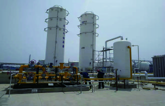 3，氣化站中LNG真空儲罐在是什么樣的？-杜爾裝備